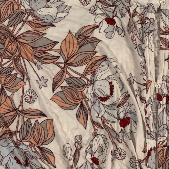 Free People Women’s Floral Button Blouse Size XS - Picture 4 of 5